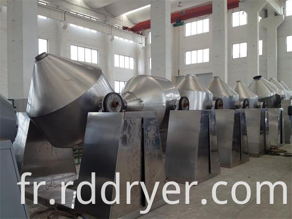 Vacuum Rotary Drying Machine with Double Cone